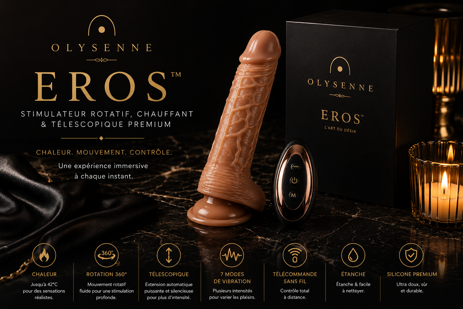 OLYSENNE Éros™ – Masturbateur Automatique Premium