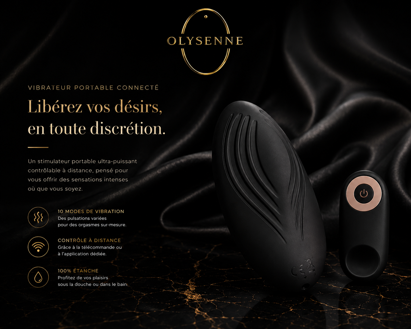 OLYSENNE LUNA™ – Vibrateur Premium Télécommandé