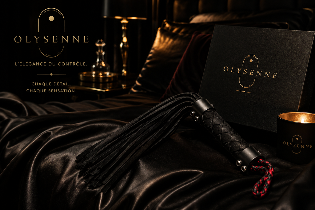 OLYSENNE NOX™ – Fouet en cuir tressé