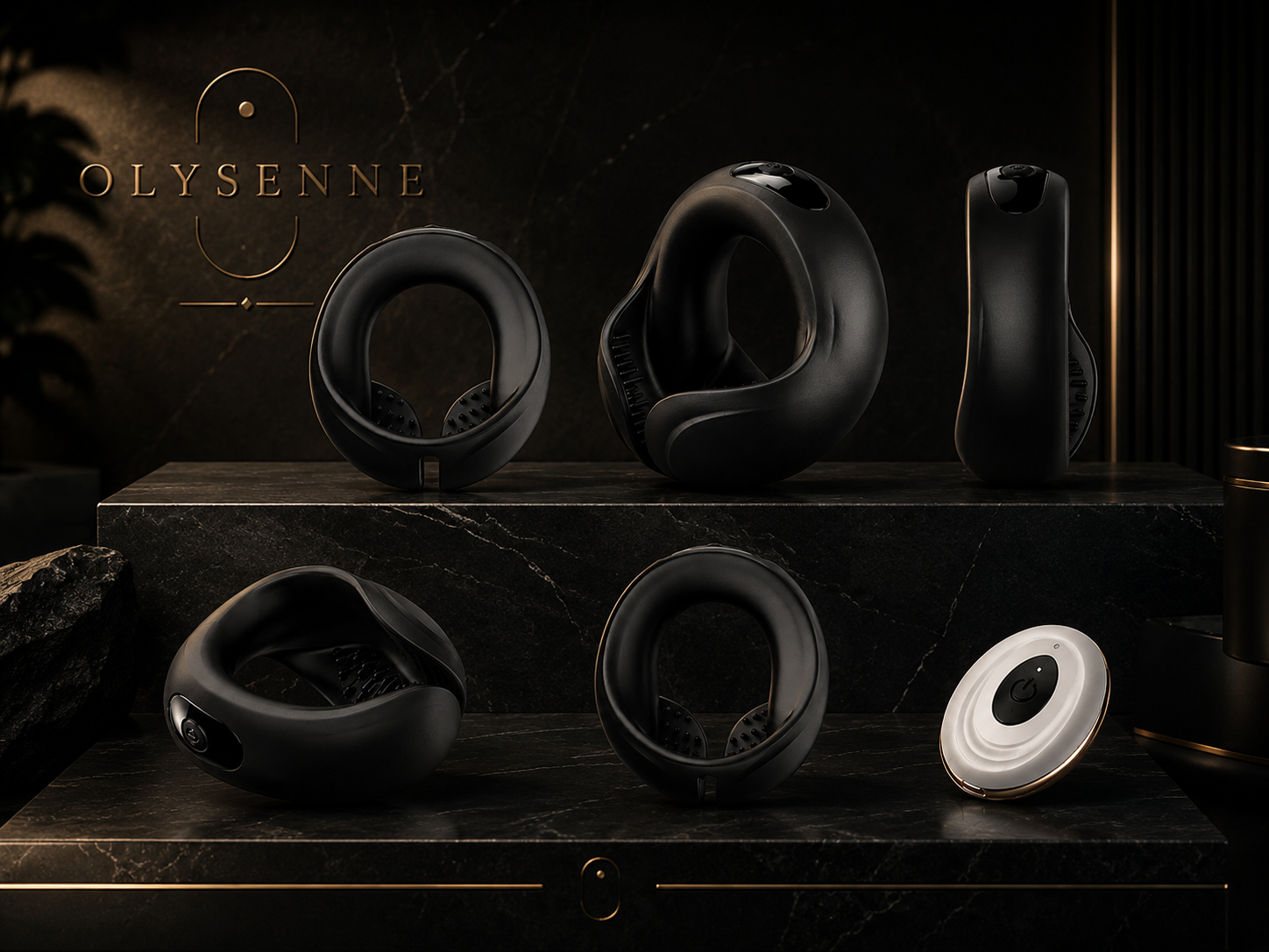 OLYSENNE ONYX™ Anneau Vibrant Connecté