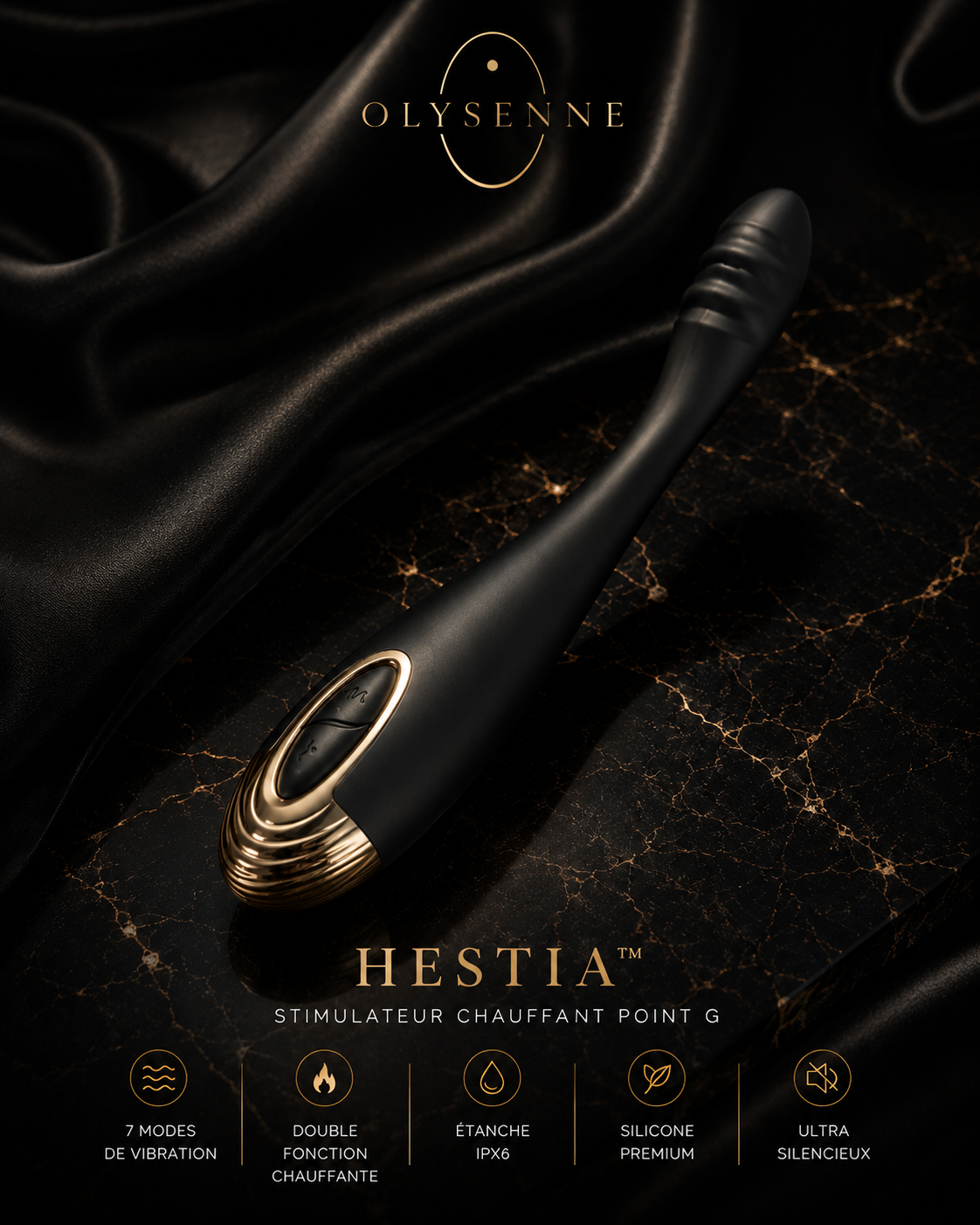 OLYSENNE - Hestia™ Stimulateur Chauffant