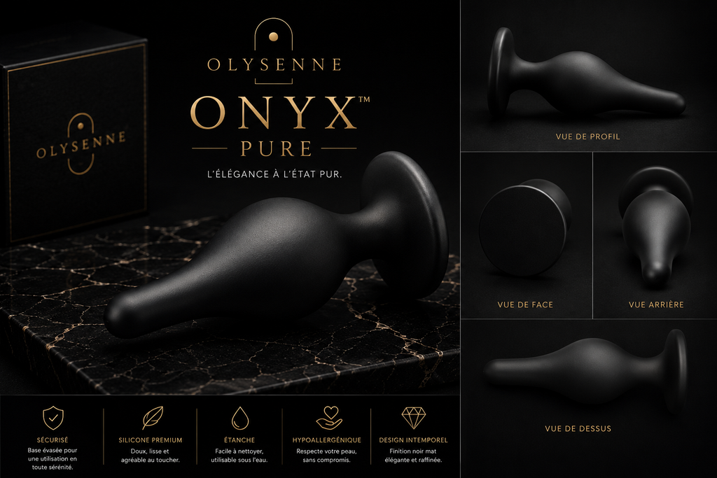 OLYSENNE ONYX™ Pure – Plug Anal Premium en Silicone